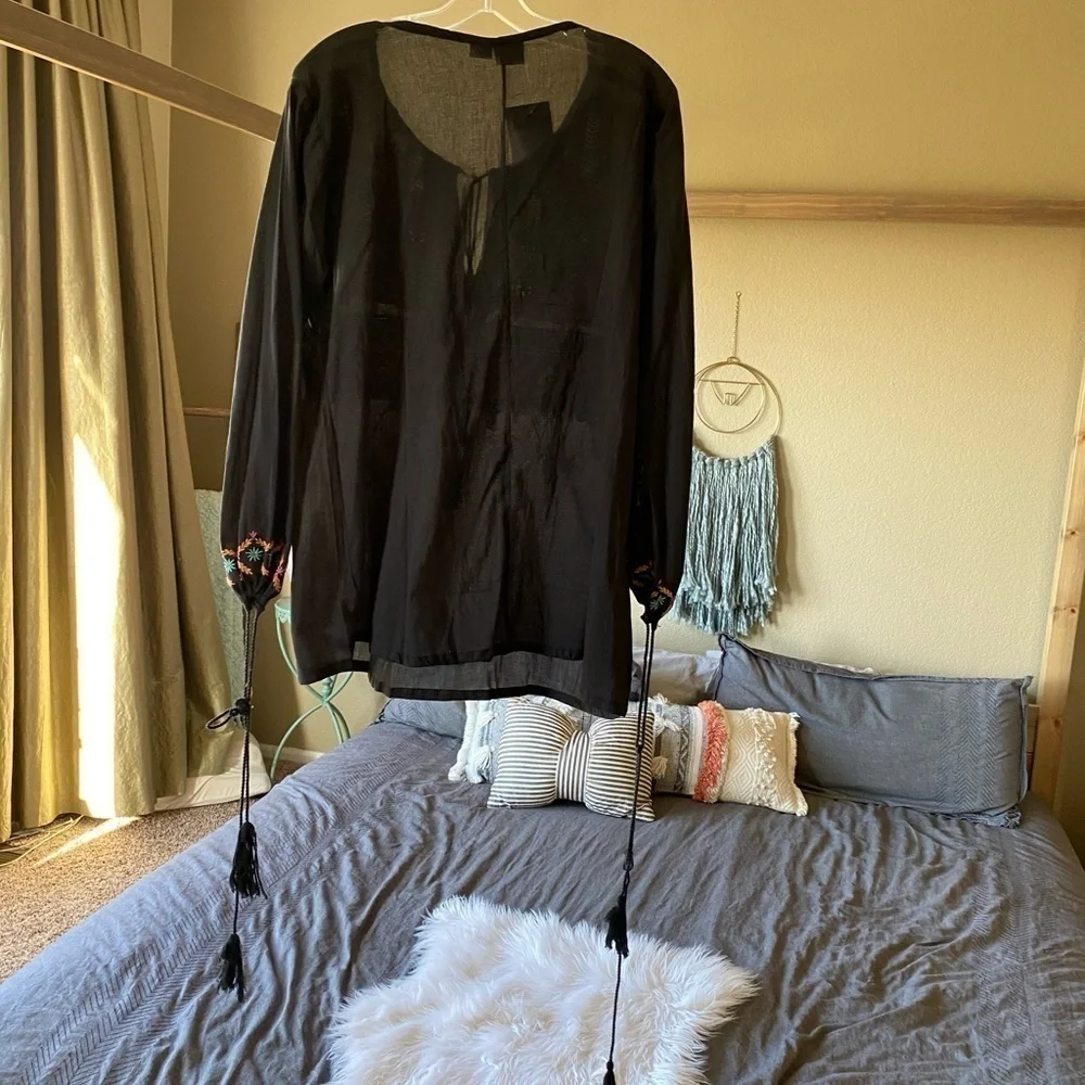 S.R Fashions/ Cotton Bohemian Tunic/ Cover Up - Picture 6 of 6